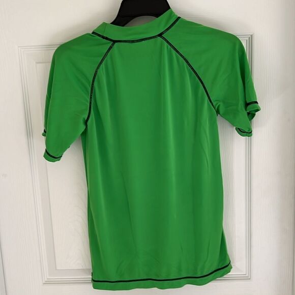 Gymboree Youth boys green size 12 rash guard. - Picture 3 of 4